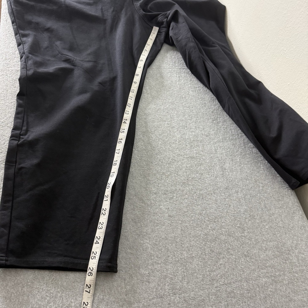 New Avenue Black Jean Knit Pull On Pants Pockets Women's 26/28 Petite - Picture 9 of 10